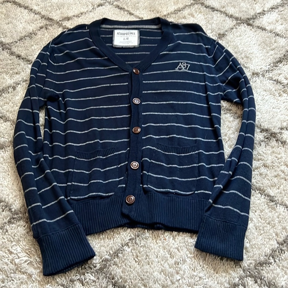 Aeropostale striped cardigan